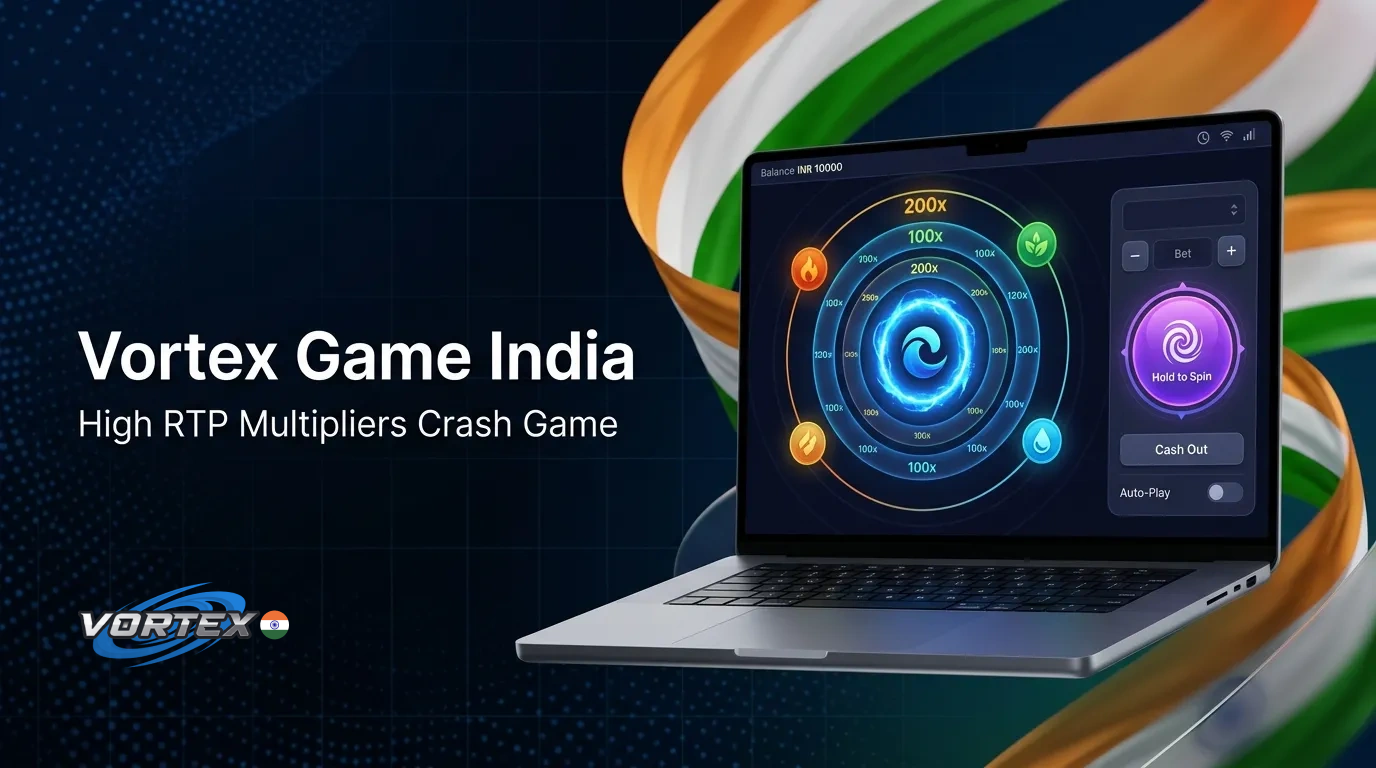 Vortex Game India high RTP crash gameplay with dynamic multipliers